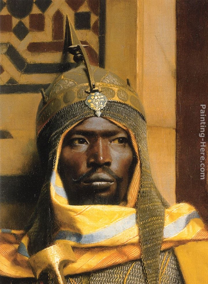 Ludwig Deutsch The Palace Guard - detail